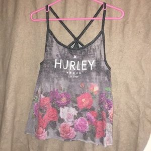 NWOT Hurley floral top